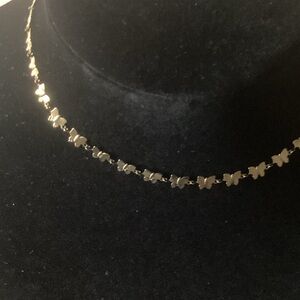 Gold Butterfly Link Necklace - Women Jewelry